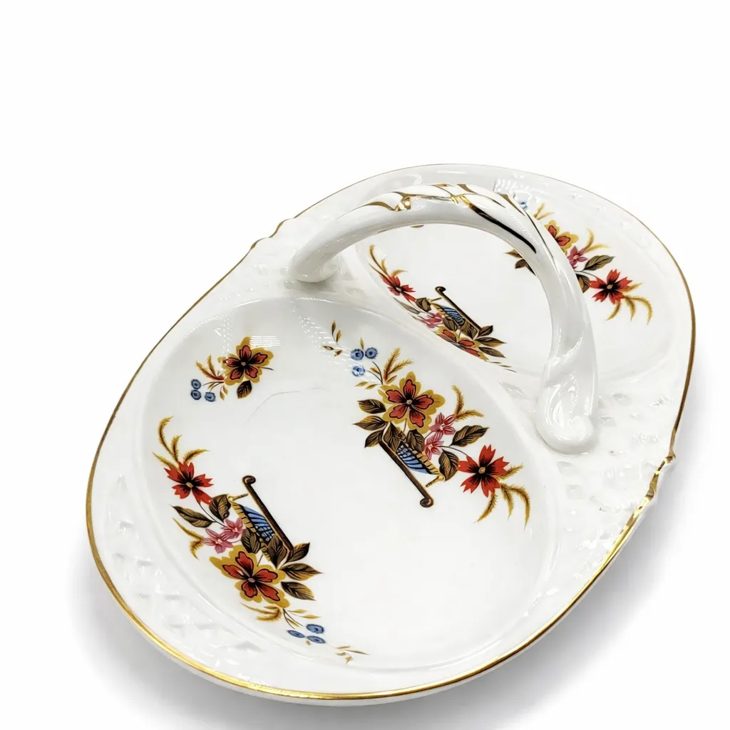 Divided Handled Serving Dish