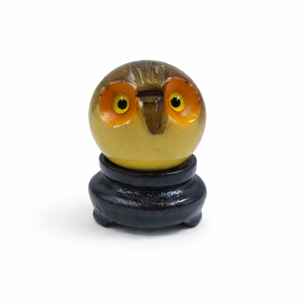 Alabaster Paperweight Owl
