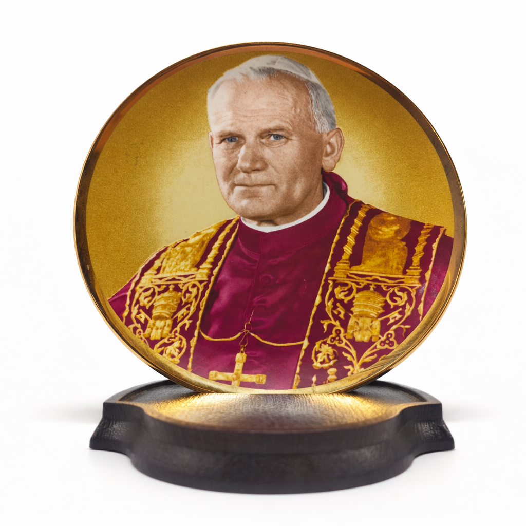 Pope John Paul II Commemorative Plate