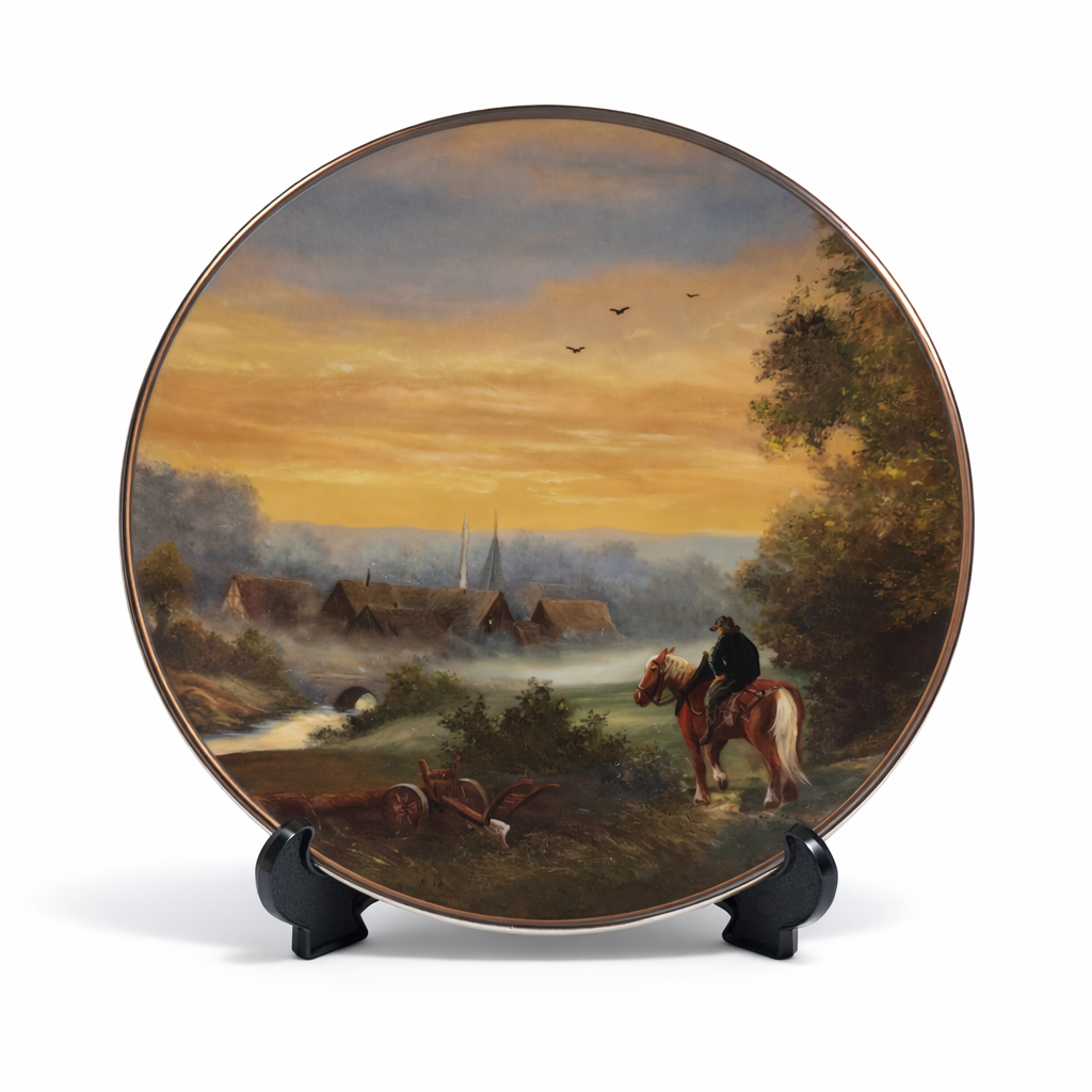 Charms of Country Life: Days End Collector's Plate