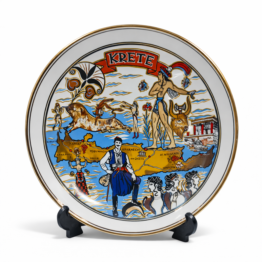 Crete Decorative Souvenir Plate