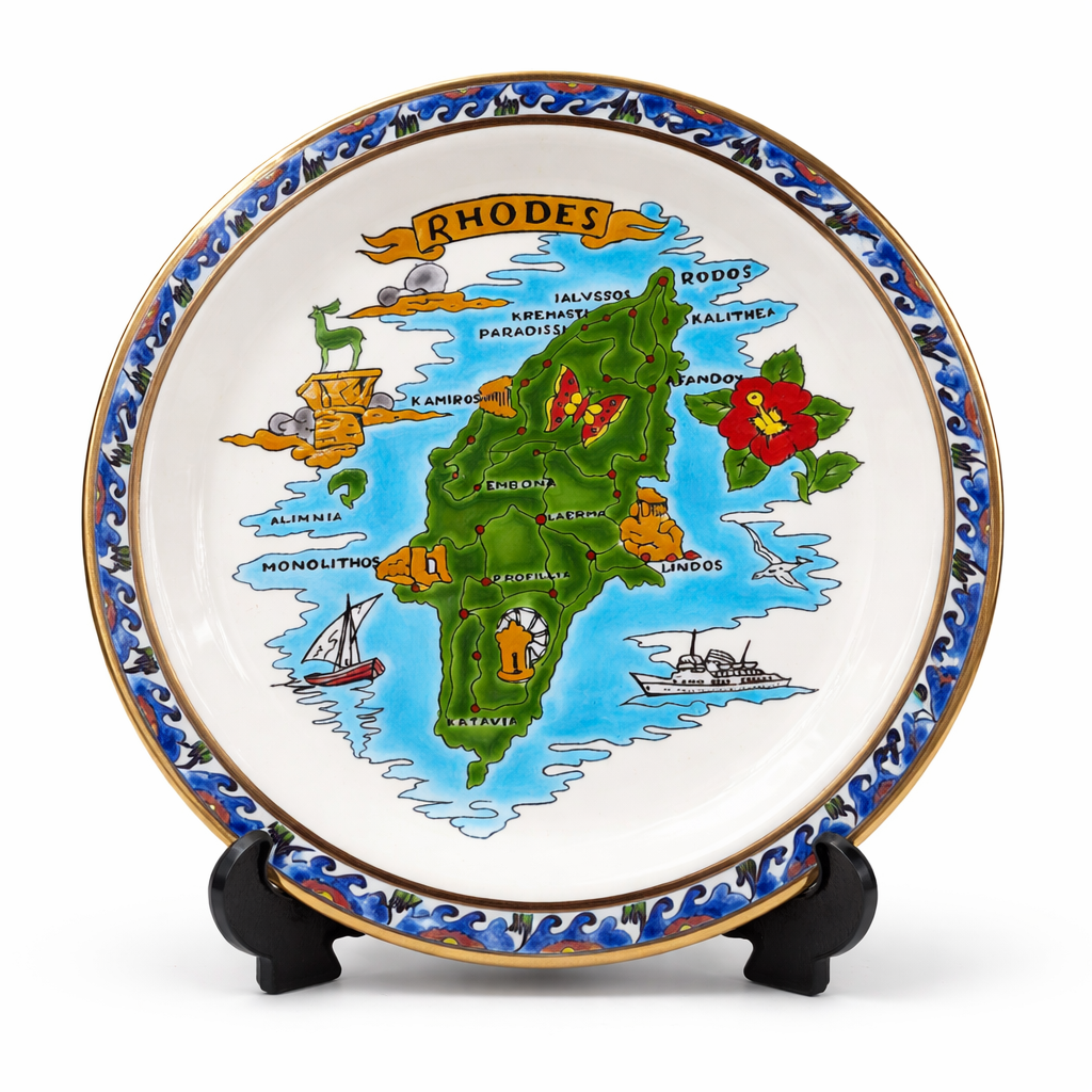 Decorative Rhodes Island Plate
