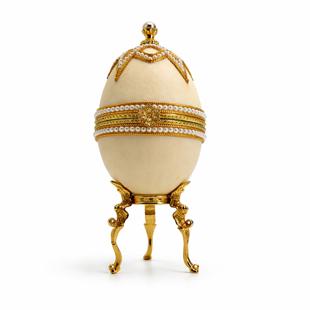 Faberge-Style Decorative Egg trinket boxes